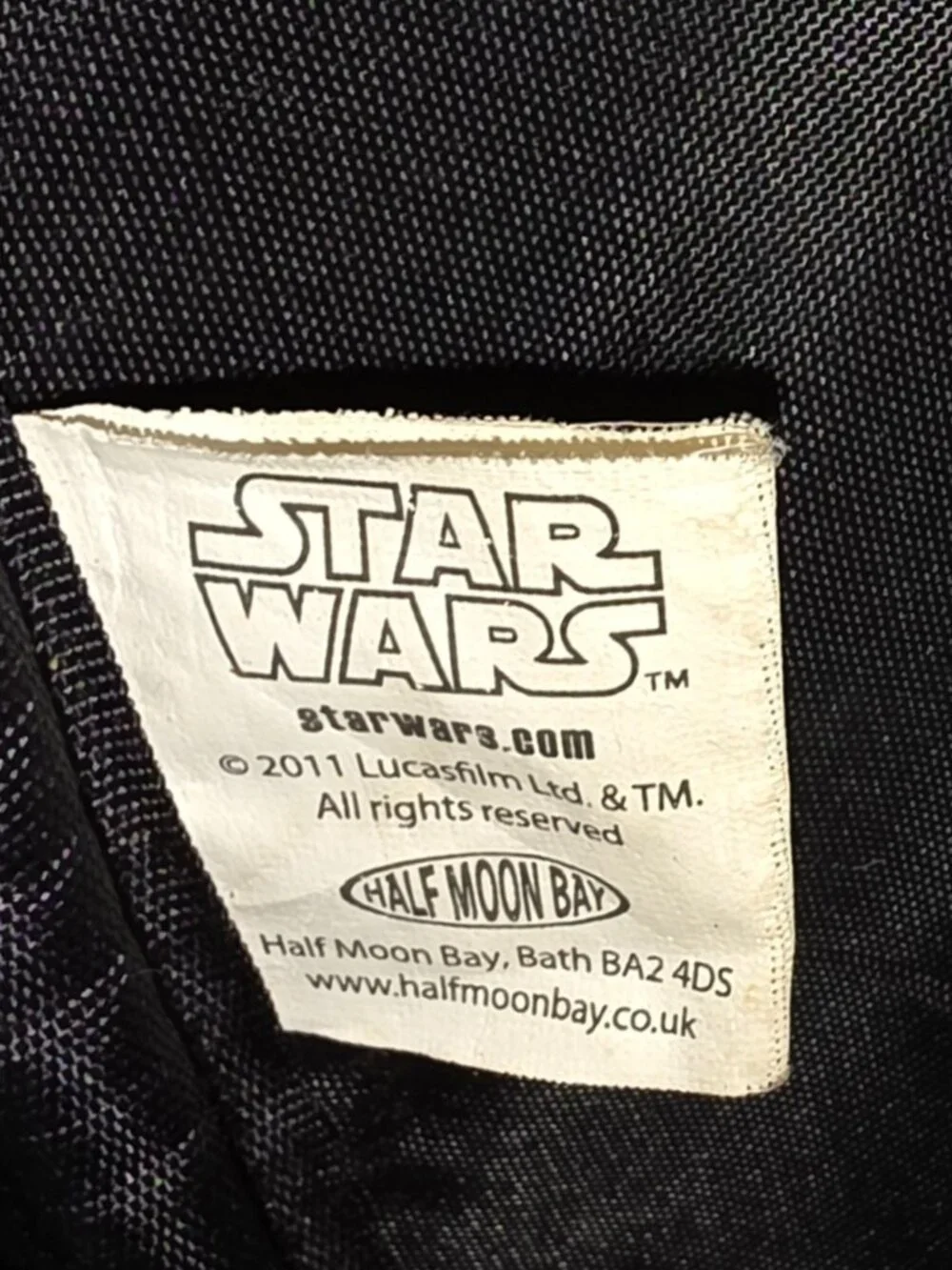 Star Wars Half Moon Bay Vintage Messenger Bag‎ Black Darth Vader Solo Luke Leia